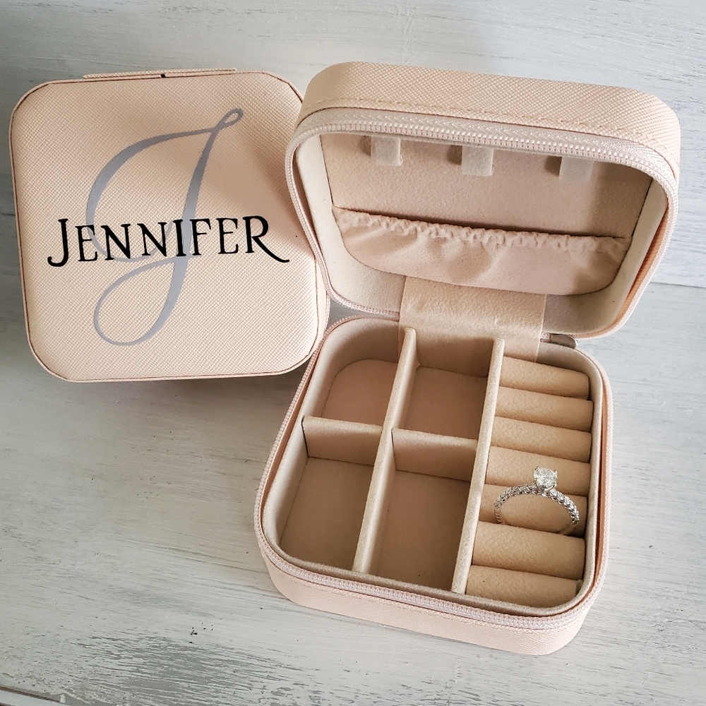 Personalized Travel Jewelry Box